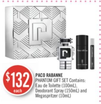 Shoppers Drug Mart Paco rabanne phantom gift set offer