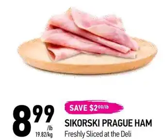 Coppa's Fresh Market 889999/lb
19.82/kg
save $200/lb
sikorski prague ham
freshly sliced at the deli offer