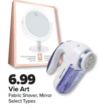 PharmaChoice Vie art fabric shaver, mirror offer