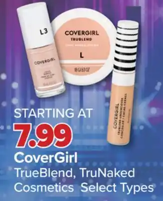 PharmaChoice Covergirl trueblend, trunaked cosmetics offer