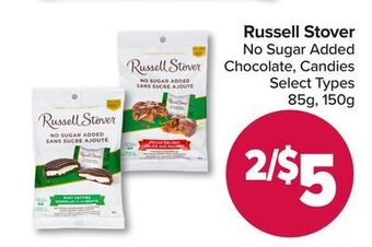 PharmaChoice Russell stover no sugar added chocolate, candies offer