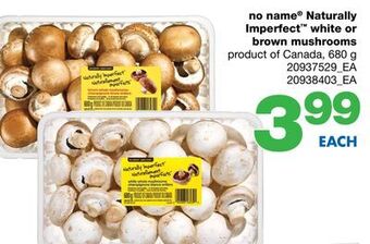 Wholesale Club No name® naturally imperfect™ white or brown mushrooms, 680 g offer