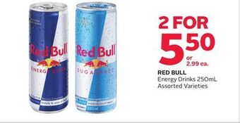 Rexall Red bull energy drinks offer