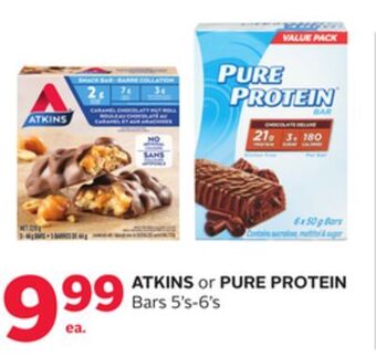 Rexall Atkins or pure protein bars offer