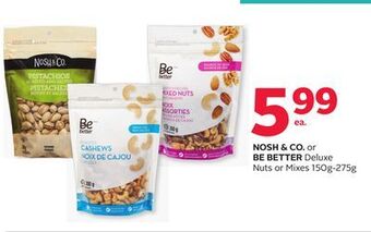 Rexall Nosh & co. or be better deluxe nuts or mixes offer
