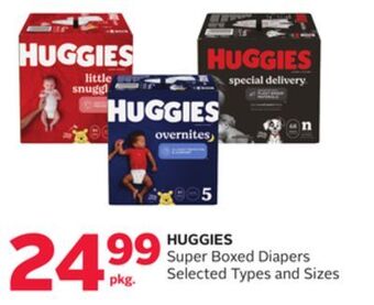 Rexall Huggies super boxed diapers offer
