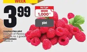 Independent City Market Raspberries pint offer