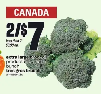 Independent City Market Extra large broccoli offer