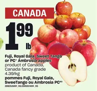 Independent City Market Fuji, royal gala, sweet tango or pcor pc® ambrosia apples offer