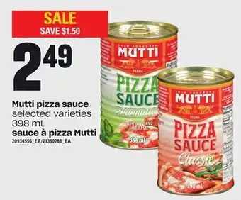 Independent City Market Sauce à pizza mutti, 398 ml offer