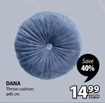 JYSK Dana throw cushion offer