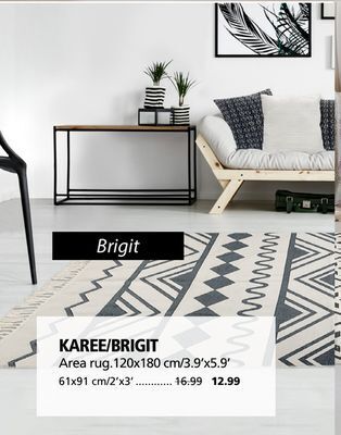 JYSK Brigit area rug offer
