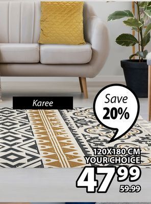 JYSK Karee area rug offer