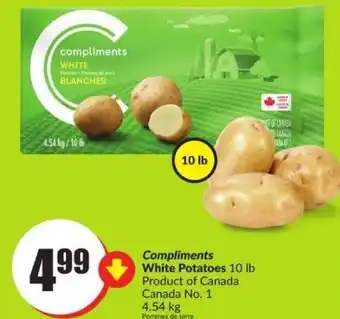 FreshCo Compliments White Potatoes 4.54kg offer