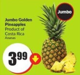 FreshCo Jumbo Golden Pineapples offer