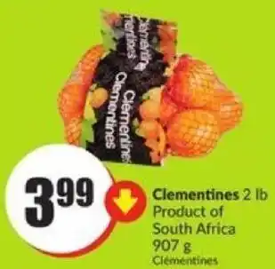 FreshCo Clementines 907g offer