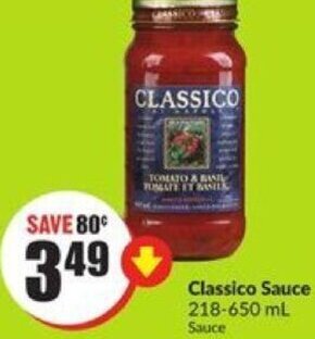 FreshCo Classico Sauce 218-650 ml offer