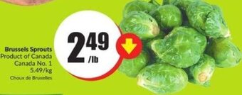 FreshCo Brussels Sprouts offer