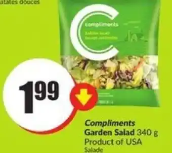 FreshCo Compliments Garden Salad 340 g offer