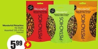 FreshCo Wonderful Pistachios 155-170 g offer