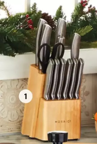 Home Hardware Knife set with block - 7 or 14 pc offer