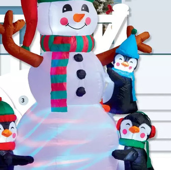 Home Hardware Light up inflatable snowman offer