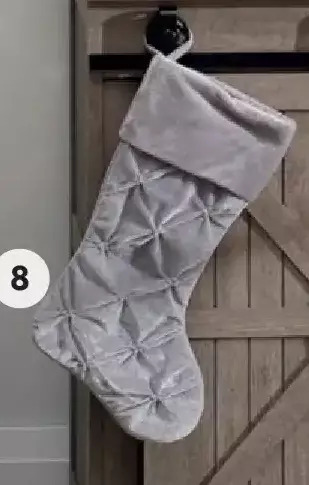 Home Hardware Smocked velvet stocking - 20" offer