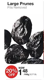 Bulk Barn Large prunes offer