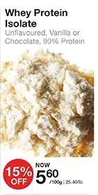 Bulk Barn Whey protein isolate offer