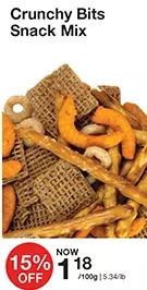 Bulk Barn Crunchy bits snack mix offer