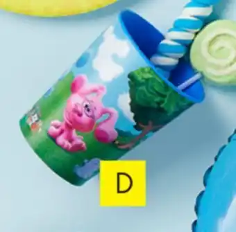 Party City Blue's clues favour cup offer
