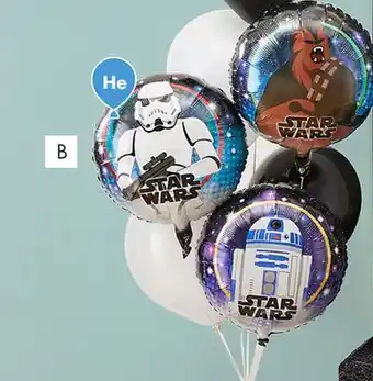 Party City Star wars galaxy of adventure standard mylar balloon offer