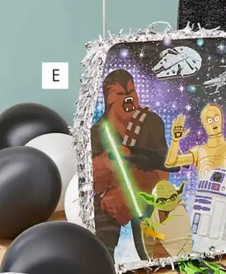 Party City Star wars galaxy of adventures pull string pinata offer