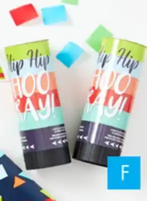 Party City A reason to celebrate confetti party poppers, 12-pk offer