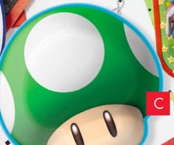 Party City Nintendo super mario brothers mushroom-shaped paper plates, 7-in, 8-pk offer