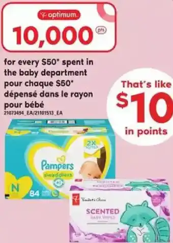 Independent Grocer The baby department offer