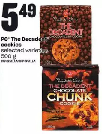 Independent Grocer Pc the decadent cookies offer