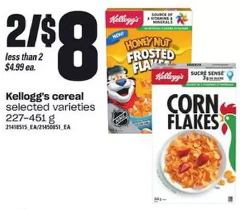 Independent Grocer Kellogg's cereal offer