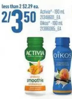 Independent Grocer Activia | oikos offer