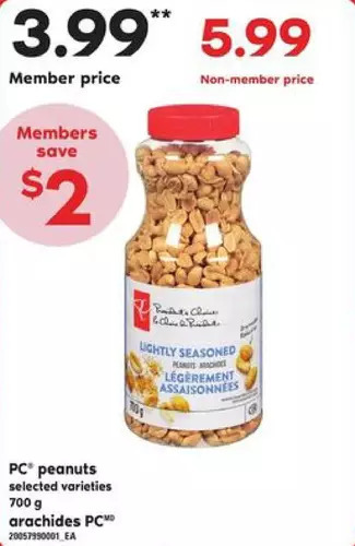 Independent Grocer Pc peanuts offer