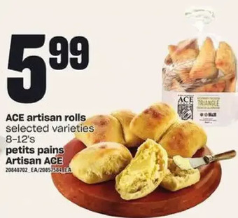 Independent Grocer Ace artisan rolls offer