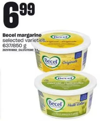Independent Grocer Becel margarine offer