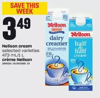 Independent Grocer Neilson cream offer