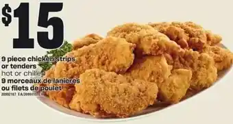 Valu-mart 9 piece chicken strips or tenders offer