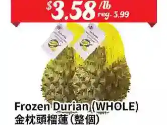 Btrust Supermarket Frozen durian offer
