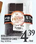 Al Premium Food Mart Mini tiramisu cake offer