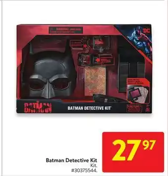 Walmart Batman detective kit offer