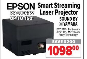 2001 Audio Video Epson smart streaming laser projector offer