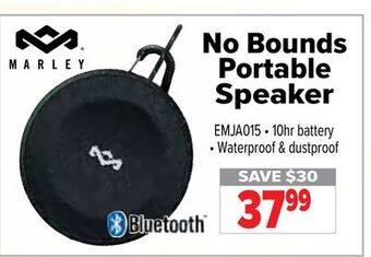 2001 Audio Video Marley no bounds portable speaker offer