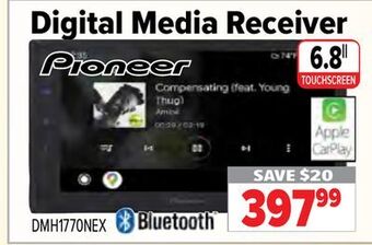 2001 Audio Video Pioneer 6.8" digital media receiver offer